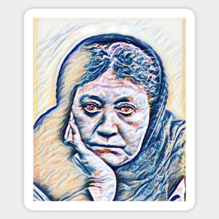 Helena Blavatsky Portrait | Helena Blavatsky Artwork 12 Sticker